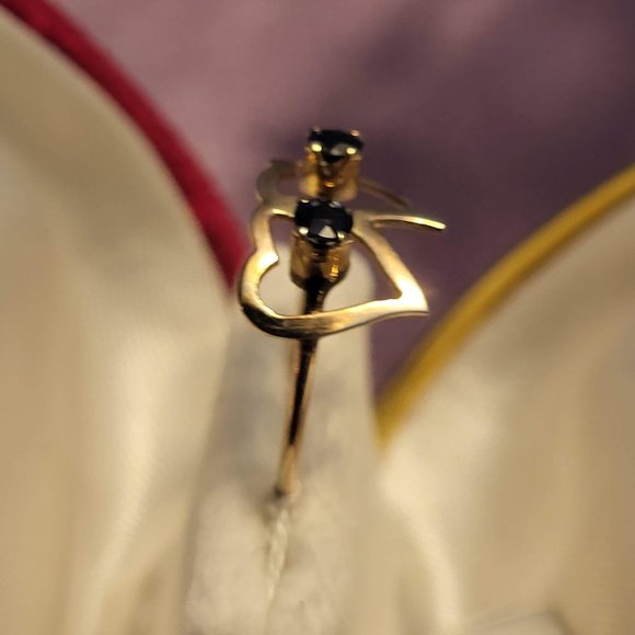 9K Gold Ring with gemstone (garnet) - Picture 6 of 8